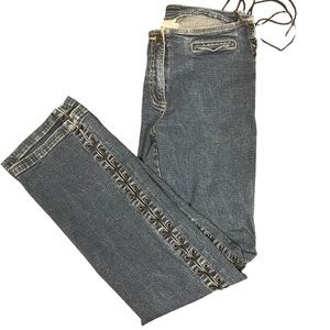 Vintage Lace Up Jeanology Jeans